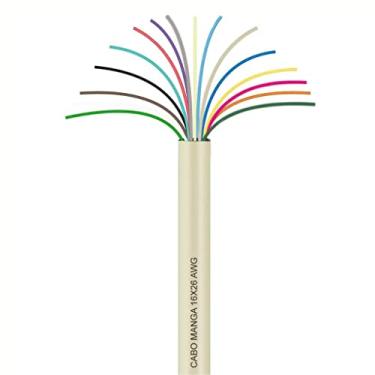 Imagem de Cabo Manga 16x26 AWG - sem Blindagem Bege - 50 Metros