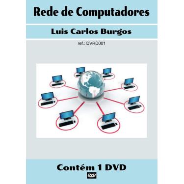 Imagem de Curso em DVD aula Rede de Computadores. Prof. Burgos