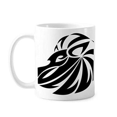 Imagem de Constelação Leão Zodíaco Caneca Cerâmica Café Porcelana Caneca de Cerâmica