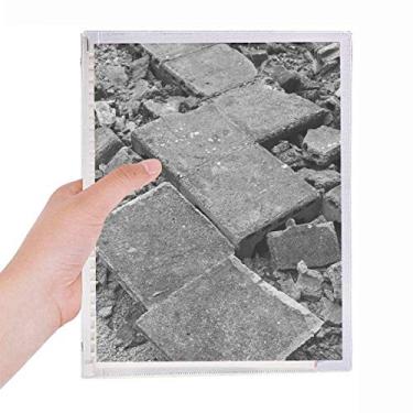 Imagem de Caderno de fotografia de modelagem de material industrial, agenda de folhas soltas recarregável