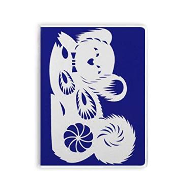 Imagem de Year Of Dog Animal China Zodiac Pattern Notebook Gum Cover Diary Soft Cover