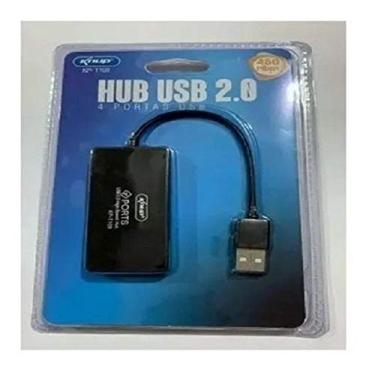 Imagem de HUB USB 2.0 com 4 Portas 480 Mbps