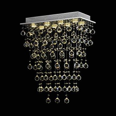 Imagem de Plafon Linha Merak Retangular 8 lampada SL-5773/C8