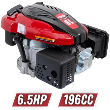 Imagem de Motor Estacionário Robusto Kawashima GV-650 Com Eixo Vertical Curto 196cc 6,5HP 4T À Gasolina Para Rabeta de Barco