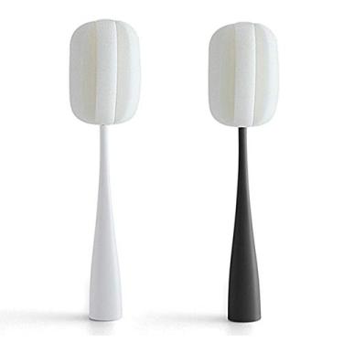 Imagem de Limpador de panela de limpeza de vaso de esponja para mamadeira com alça longa Kinteshun (2 peças), Type 1#