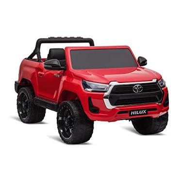 Imagem de Brinquedos Bandeirante - Carro Toyota Hilux (Vermelho) R_C Elétrico 12V Bandeirante
