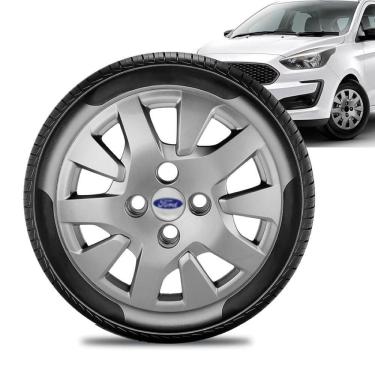 Imagem de Calota Ford Ka aro 14 2019 a 2020 prata Emb Prata