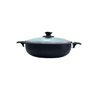 Imagem de Panela Frigideira Grande Wok Com Alça 30cm Antiaderente