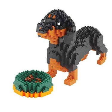 Imagem de Blocos de construção Micro Dachshund, mini tijolos de brinquedo para animais de estimação (898 unidades)
