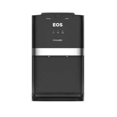 Imagem de Bebedouro de Mesa para Garrafão EOS Mineralle com Compressor Preto EBC04P 220V