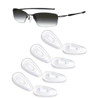Imagem de Mryok 4 pares de protetores de nariz de substituição para óculos de sol Oakley Probation - Transparente