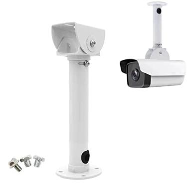 Imagem de PUYREEINN Suporte de montagem de câmera de segurança de vigilância, suporte de parede universal ajustável para câmeras de segurança CCTV/câmeras IP/câmera domo com suporte em forma de T (1 pacote)