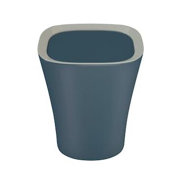 Imagem de Lixeira Basculante Euro Home Smart Polipropileno 8,5L - Azul Petróleo