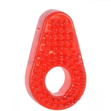 Imagem de ANEL PENIANO ADVANCED TRANSPARENTE (VERMELHO)