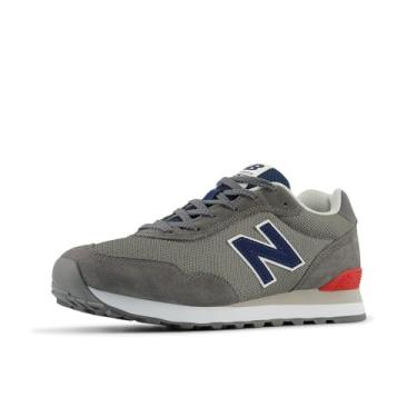 Imagem de New Balance Tênis masculino 515 V3, cinza/azul, 42