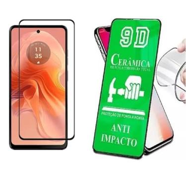 Imagem de Película Ceramica 9D Clear HD Para Motorola Moto G24 G34 / Moto G04 G04S