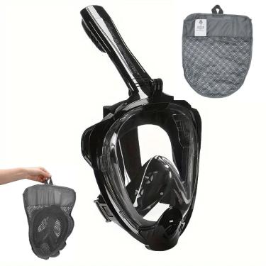 Imagem de Mascara Subaquática de de Mergulho Gold Sports Sea Full Face Com Snorkel