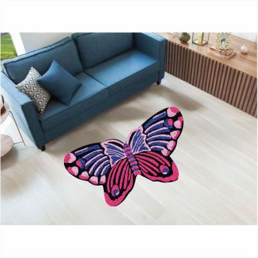 Imagem de Tapete Capacho Vinil Insecta Borboleta No formato 1,00X60 cm