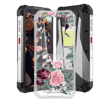 Imagem de AQGGIIXY Capa de telefone para Unihertz 8849 Tank 3 Pro (6,7 polegadas), capa protetora de silicone transparente, capa ultrafina flexível de TPU à prova de choque, para Unihertz 8849 Tank 3 Pro capa -