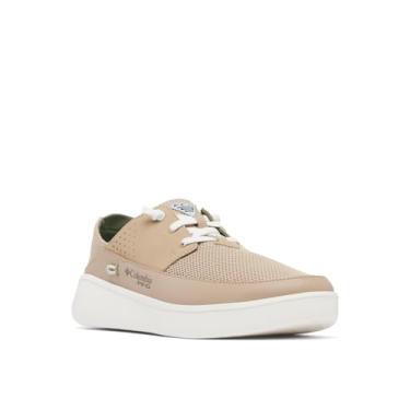 Imagem de Columbia Sapato náutico masculino Boatside Breathe Relaxed PFG, Bronzeado/cipreste Oxford, 40