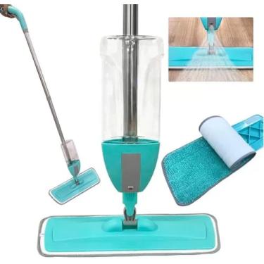 Imagem de Mop Spray Mágico com Reservatório de 400ml Esfregão 3 em 1 para Limpeza Completa Lava Enxágua e Seca