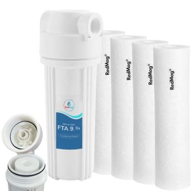 Imagem de Filtro D Agua Caixa D'água Poe RedMag 9.3/4 + 4 Refil Extra