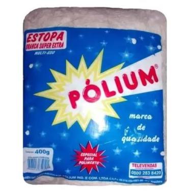 Imagem de Estopa Branca Super Extra 400 gr Pólium, Branco, ,405