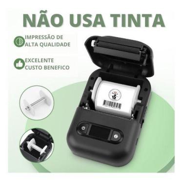 Imagem de Impressora Bluetooth Xd-210 + 5 Rolos Etiqueta Adesiva 50x80 - Xd mega