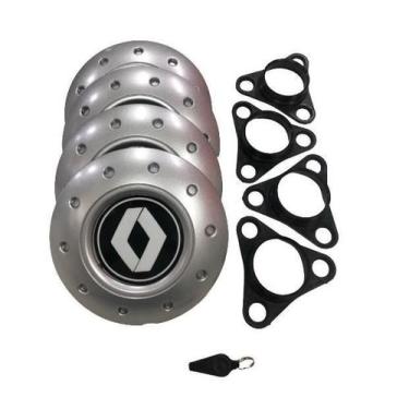 Imagem de Jogo De Calotas De Centro Miollo Para Renault Kwid Aro 14