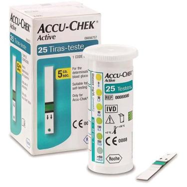 Imagem de Tiras Reagentes Accu-Chek Active Roche - 25 tiras