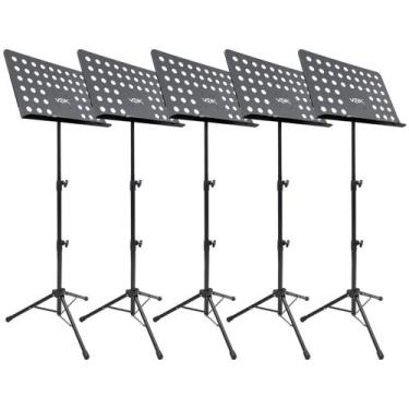 Imagem de Kit Com 5 Estantes para Partitura Ajustável Voik MS-714