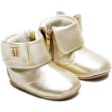 Imagem de Botinha Feminina Infantil Bebê Casual Confortável Laço - Mila Marques,