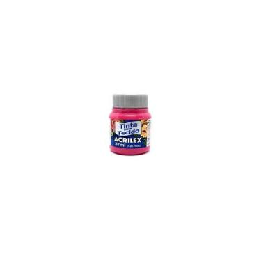 Imagem de Tinta Para Tecido Fosca 37ml - Acrilex artesanato,  ROSA ESCURO 37ML 5