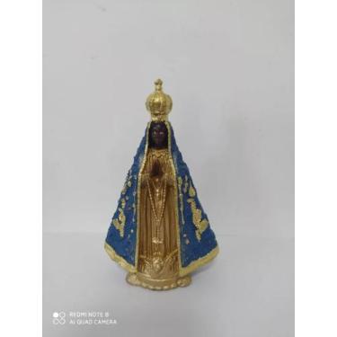 Imagem de imagem escultura estatua nossa senhora aparecida 15cm em resina - acar