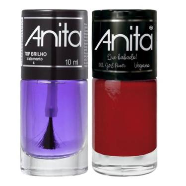 Imagem de Esmalte Girl Power Coleção Que Babado! + Top Brilho 10ml Anita
