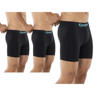 Imagem de Kit 3 Cuecas boxer sem costura poliamida anti assadura escolha as core