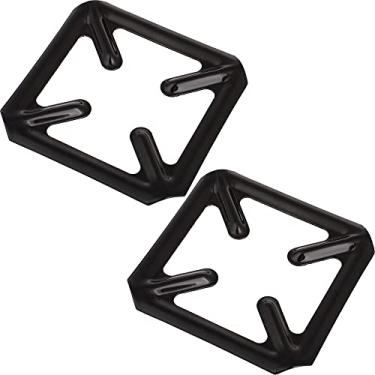 Imagem de Trivet de queimador a gás - pacote com 2 - redutor de rack de fogão - suporte de grelha de fogão