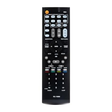 Imagem de Controle remoto de substituição RC-799M compatível com receptor AV de Home Theater ONKYO HT-R391 HT-S5400 HTS-5500 TX-SR309 TX-SR313 HT-R558 HT-R590 HT-R591 HT-RC330 HT-RC430 HT-S3558 Receptor estéreo
