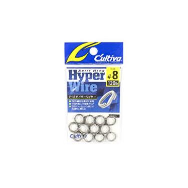 Imagem de Owner 72812 Anel Dividido Curtiva P-12 Anel Dividido Hyper Wire #8 52.2 kg/106.6 kg 12pcs