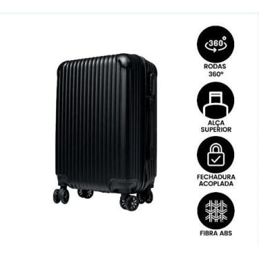 Imagem de Mala de Bordo ABS 4 Rodas Fox preto