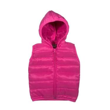 Imagem de Colete Puffer Inverno Infantil Juvenil Jaqueta Com Capuz  - Fofotinhos