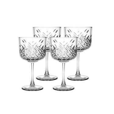 Imagem de Jg.4 Taças de Vidro p/Coquetel Timeless Transparente 500ml - Pasabahce