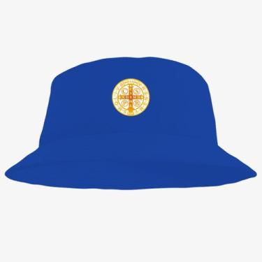 Imagem de Chapéu Bucket Hat Estampado Medalha Sao Bento - MP Moda Masculina, Úni