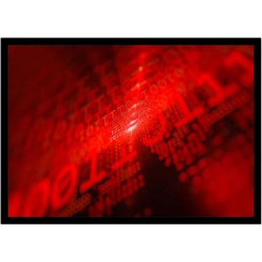 Imagem de Quadro Decorativo Informática Tecnologia Binário Computação Lojas Sala