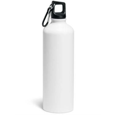 Imagem de Squeeze Alumínio 800 ml Sport TopGet, Branco