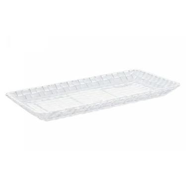 Imagem de Travessa de Vidro Cristal Tress 25cm Para Bolo Sobremesa Lyor