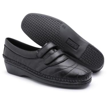 Imagem de Sapato Feminino Ortopédico Preto  (JO8203) - Mena Infinity, Preto, 39