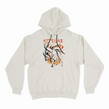 Imagem de Moletom Com Capuz Kitsune Studio Geek, 3G, Off white