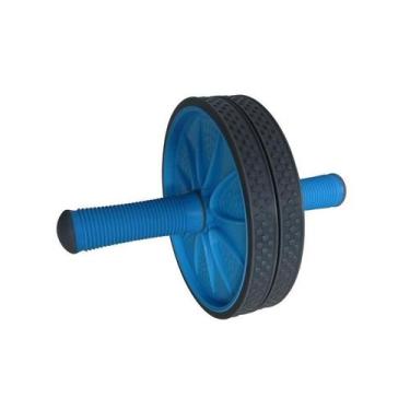 Imagem de Roda De Exercício Abdominal Pilates Funcional Woder, Azul, Preto