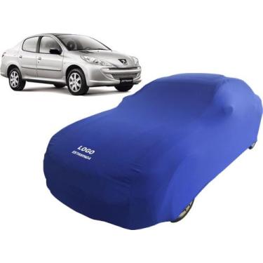 Imagem de Capa Para Carro De Tecido Peugeot 207 Passion - Mz, Azul